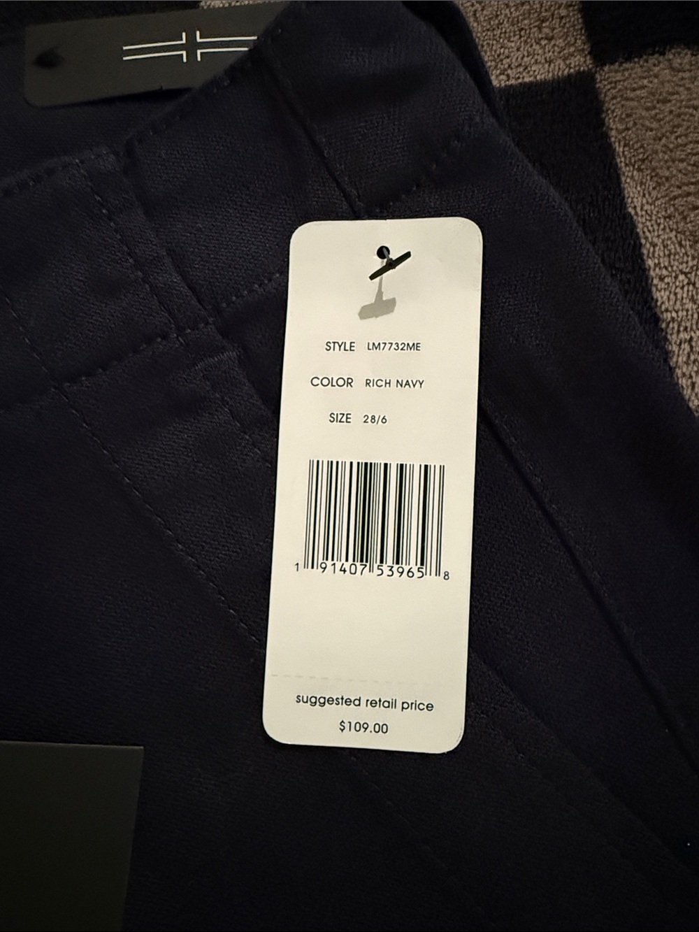 navy blue pants - Picture 6 of 7